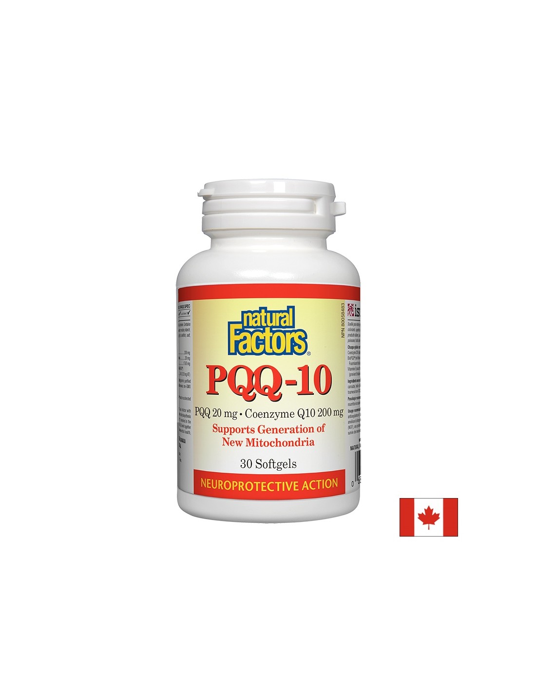 PQQ-10 200 mg - 30 Gel capsules - Nutra Best Europe
