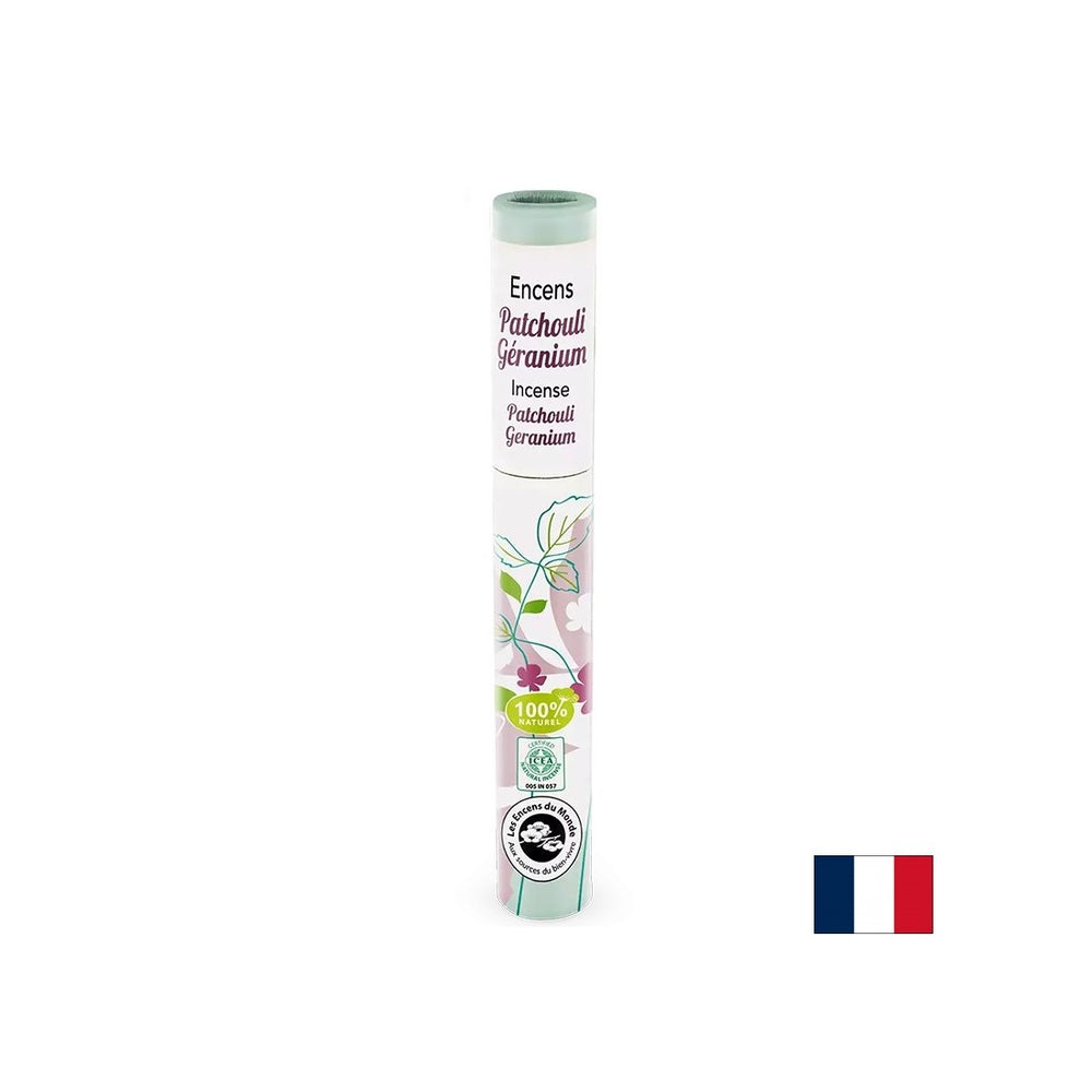 Burning sticks with patchouli and geranium scent, 30 pcs. - Nutra Best Europe