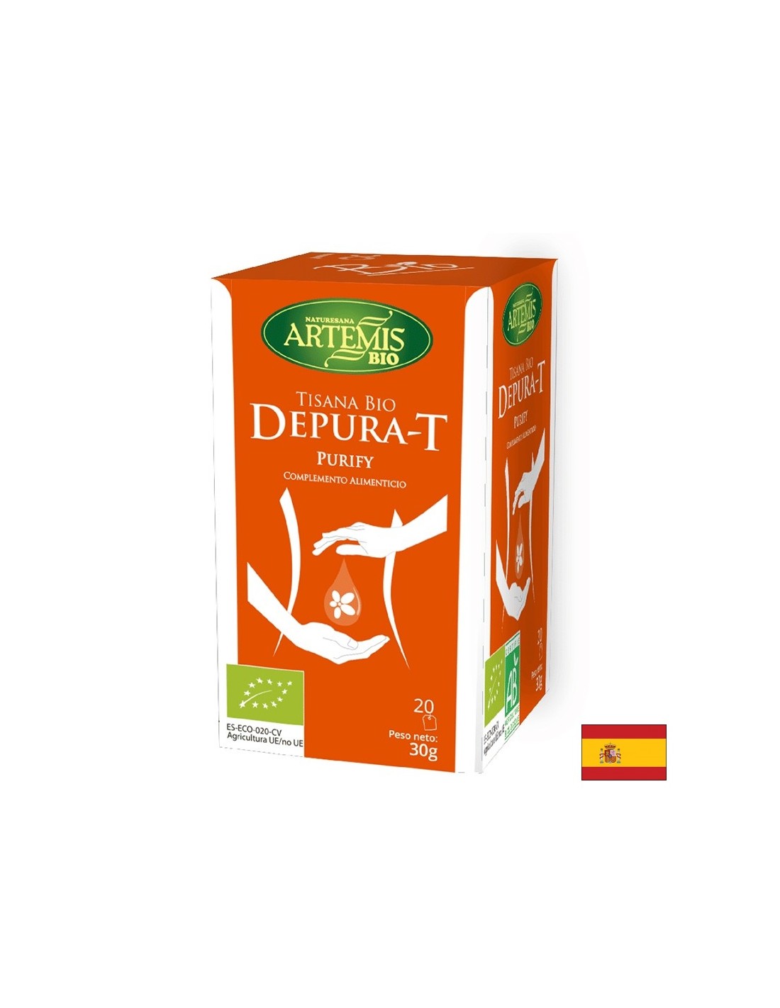 Purifying tea Bio - Atremis, 20 filter bags - Nutra Best Europe