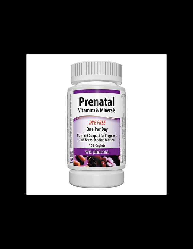 Prenatal multivitamins and minerals, 100 caplets - Nutra Best Europe