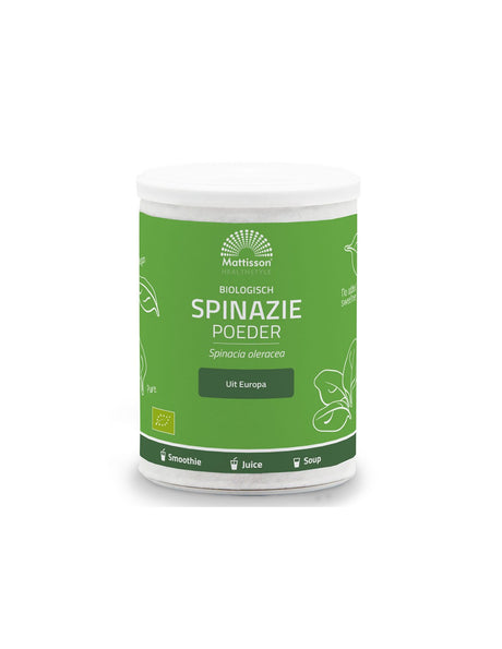 For anemia and indigestion - Spinach (leaves) BIO, 10g x 125g powder - Nutra Best Europe