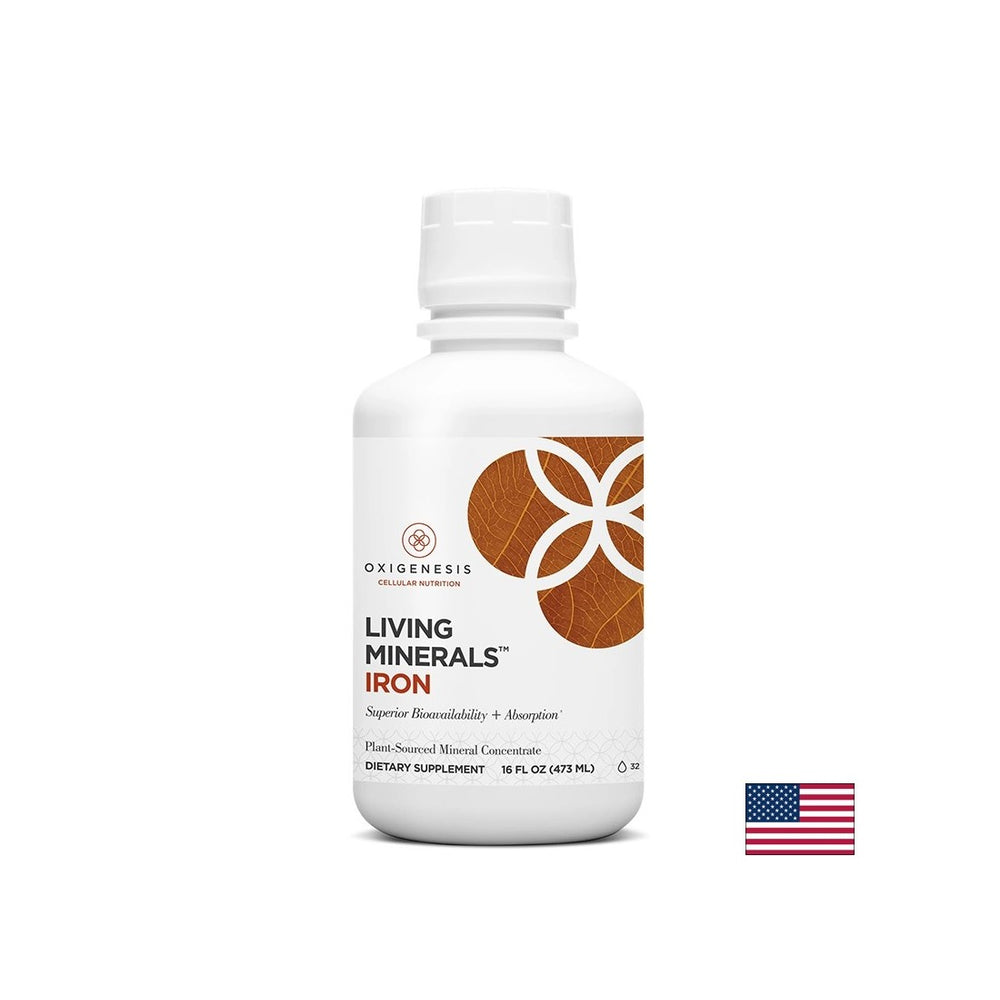 For anemia - Liquid iron Living Minerals, 473 ml - Nutra Best Europe