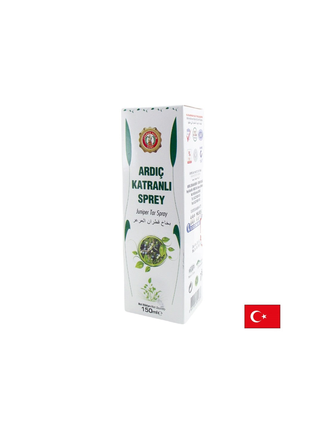 Red juniper tar oil - skin irritations, spray, 150 ml - Nutra Best Europe