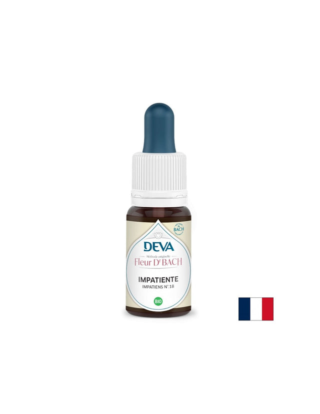 For nervousness and impatience - Glandular Weak Legs, Bach drops No. 18, 15 ml - Nutra Best Europe