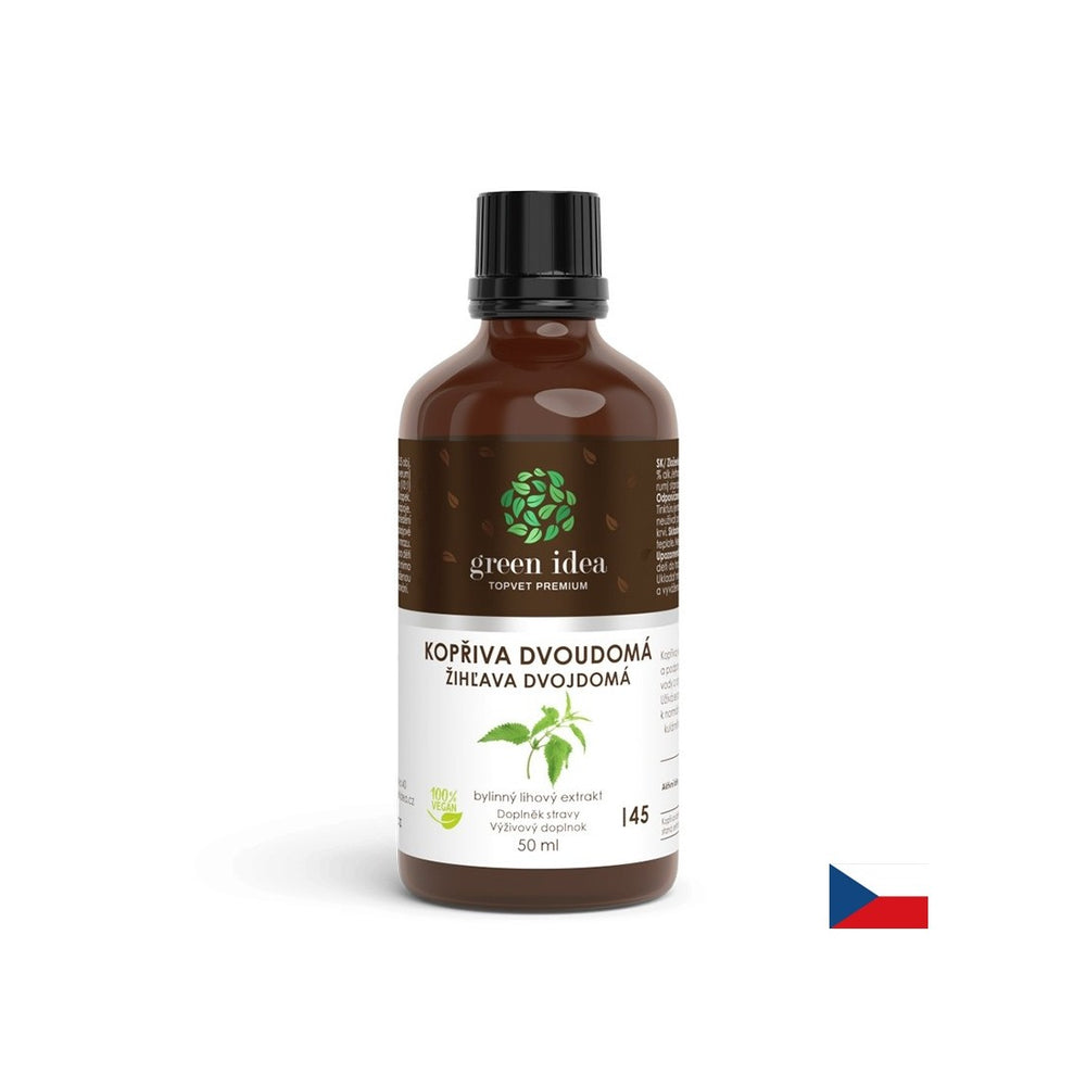 For urinary infections, diuretic - nettle, 50 ml tincture - Nutra Best Europe