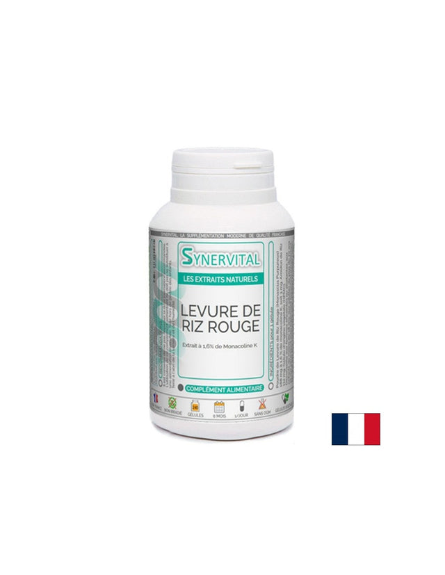 For high cholesterol - Red rice (from yeast), 60 capsules - Nutra Best Europe