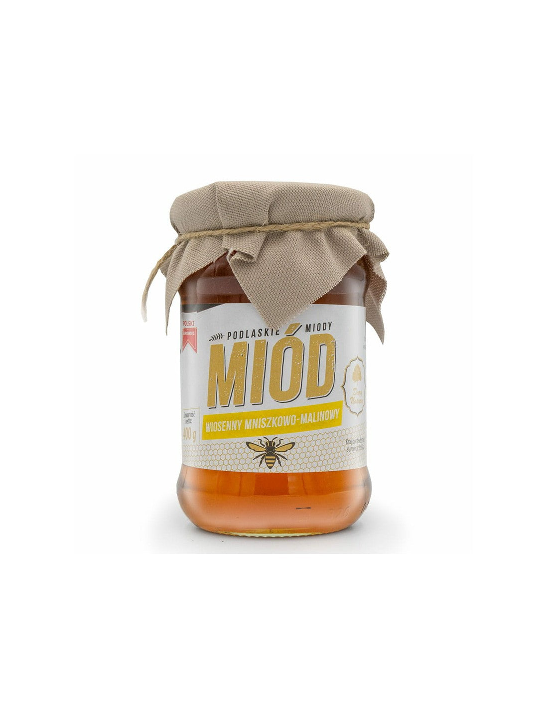Dandelion and raspberry spring honey, 400 g Dary Natury - Nutra Best Europe