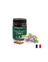 Propolis Verte & Thyme bio / Green propolis and thyme Organic, 60 capsules Famille Mary - Nutra Best Europe