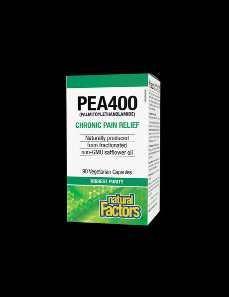 Anti-pain and inflammation - PEA (palmitoylethanolamide), 400 mg x 90 V capsules Natural Factors - Nutra Best Europe