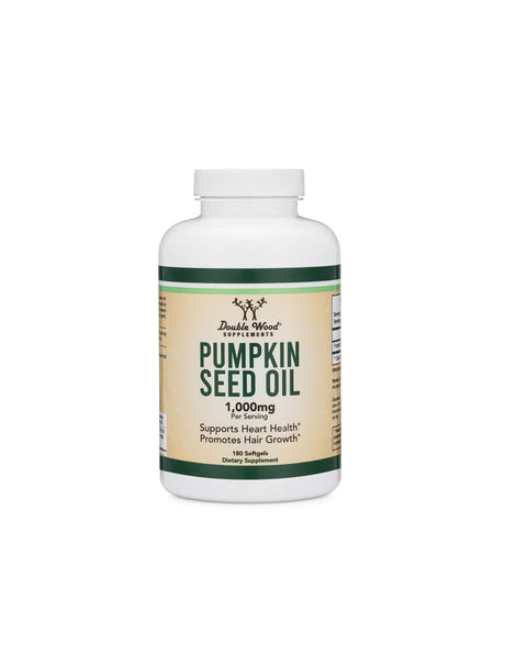Pumpkin seed oil - Pumpkin Seed Oil, 180 Double Wood softgel capsules - Nutra Best Europe