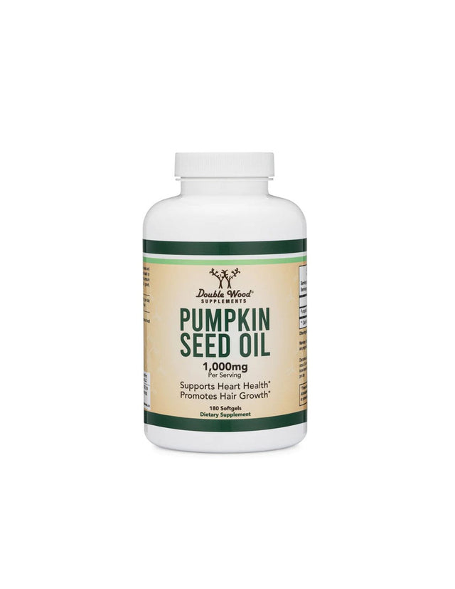 Pumpkin seed oil - Pumpkin Seed Oil, 180 Double Wood softgel capsules - Nutra Best Europe