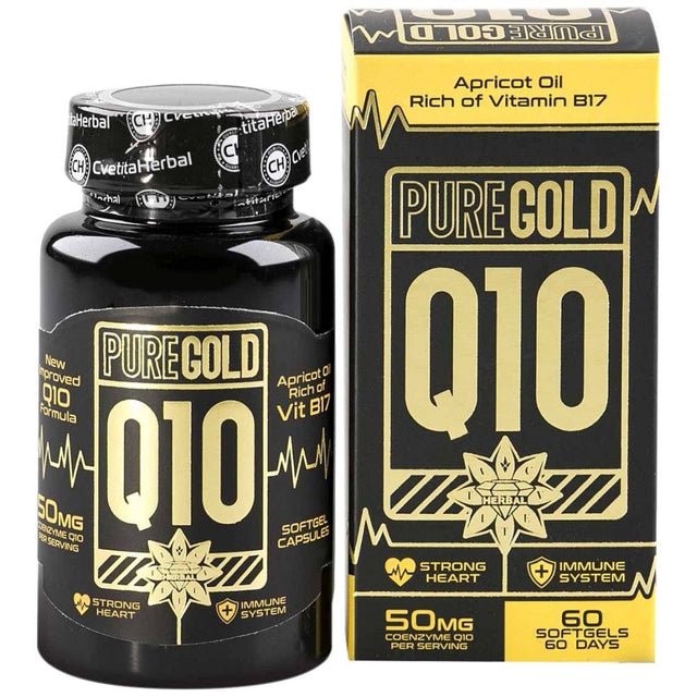 Pure Gold Q10 - 60 capsules - Nutra Best Europe