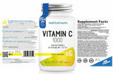 Vitamin C 1000 | with Rose Hips - 30 Tablets - Nutra Best Europe