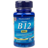 Vitamin B12 Cyanocobalamin 500 mcg - 100 Tablets - Nutra Best Europe