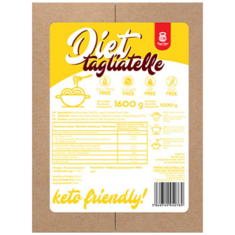 Diet Tagliatelle | Keto Friendly Konjac - 1000 grams - Nutra Best Europe