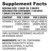 Vitamin D + E Drops 30 ml - Nutra Best Europe