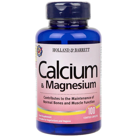 Calcium & Magnesium - 100 caplets - Nutra Best Europe