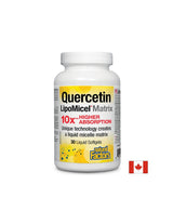 Quercetin 250 mg LipoMicel Matrix - 30 Gel capsules - Nutra Best Europe