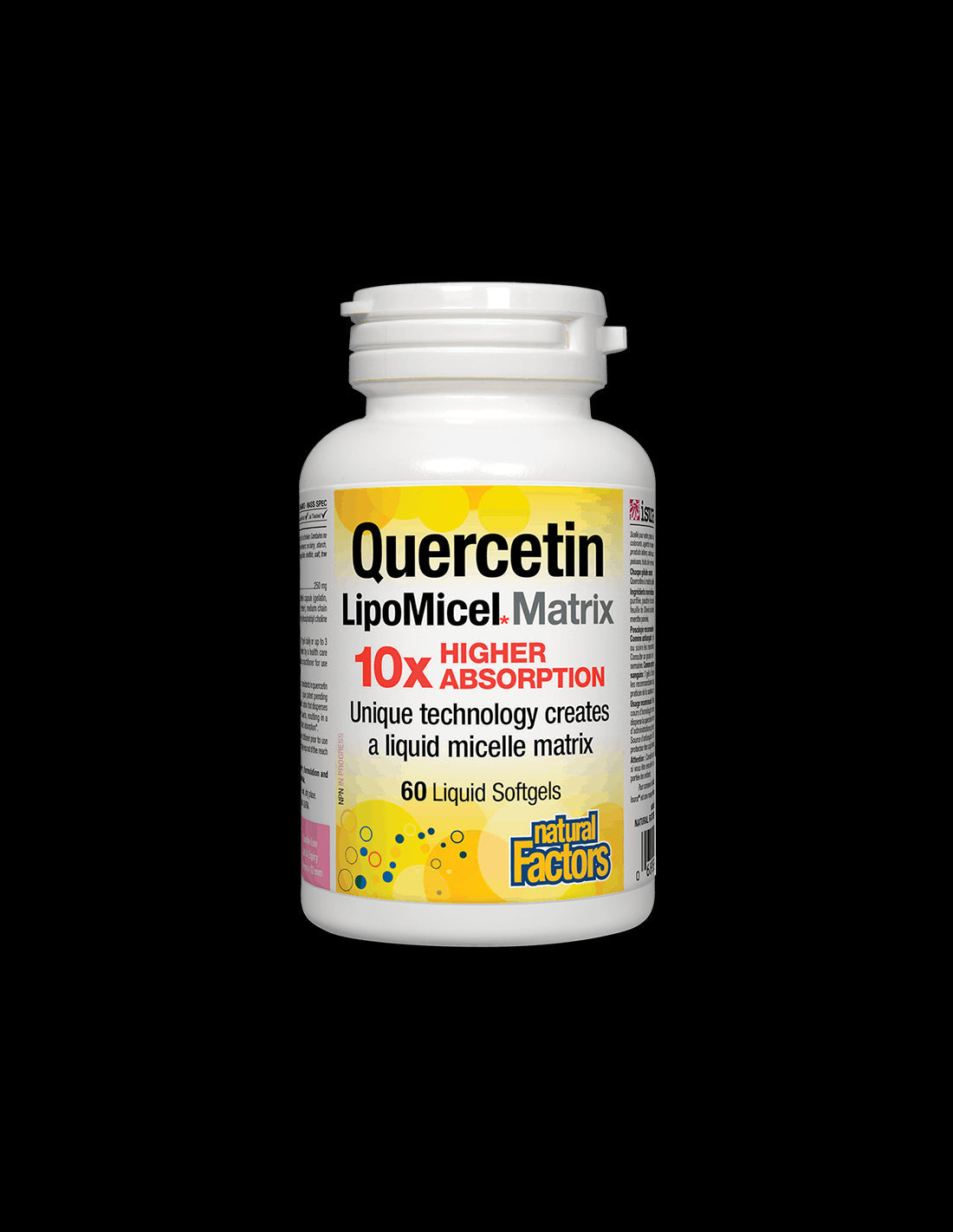 Quercetin 250 mg LipoMicel Matrix - 60 Gel capsules - Nutra Best Europe