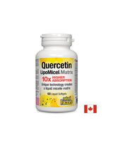 Quercetin 250 mg LipoMicel Matrix - 60 Gel capsules - Nutra Best Europe