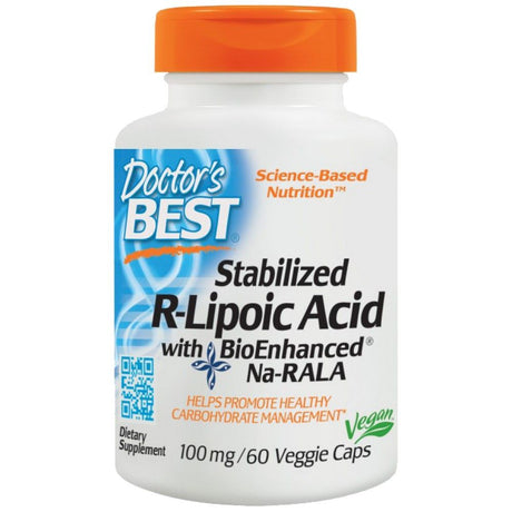BEST R-Lipoic Acid / Stabilized NA-R-ALA 100 mg - 60 capsules - Nutra Best Europe