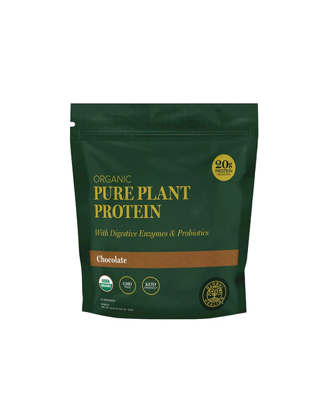 Vegetable protein (from chickpeas, peas, pumpkin, sashimi, watermelon) with digestive enzymes and probiotics, 760 g, powder, chocolate flavor - Nutra Best Europe