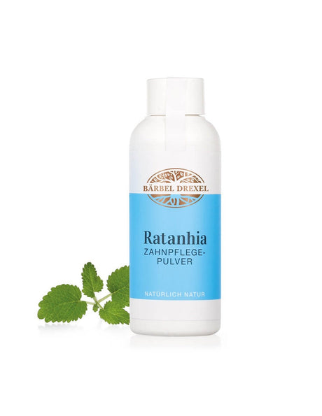 Ratanhia Zahnpflegepulver / Teeth whitening powder, 50 g. Bärbel Drexel - Nutra Best Europe