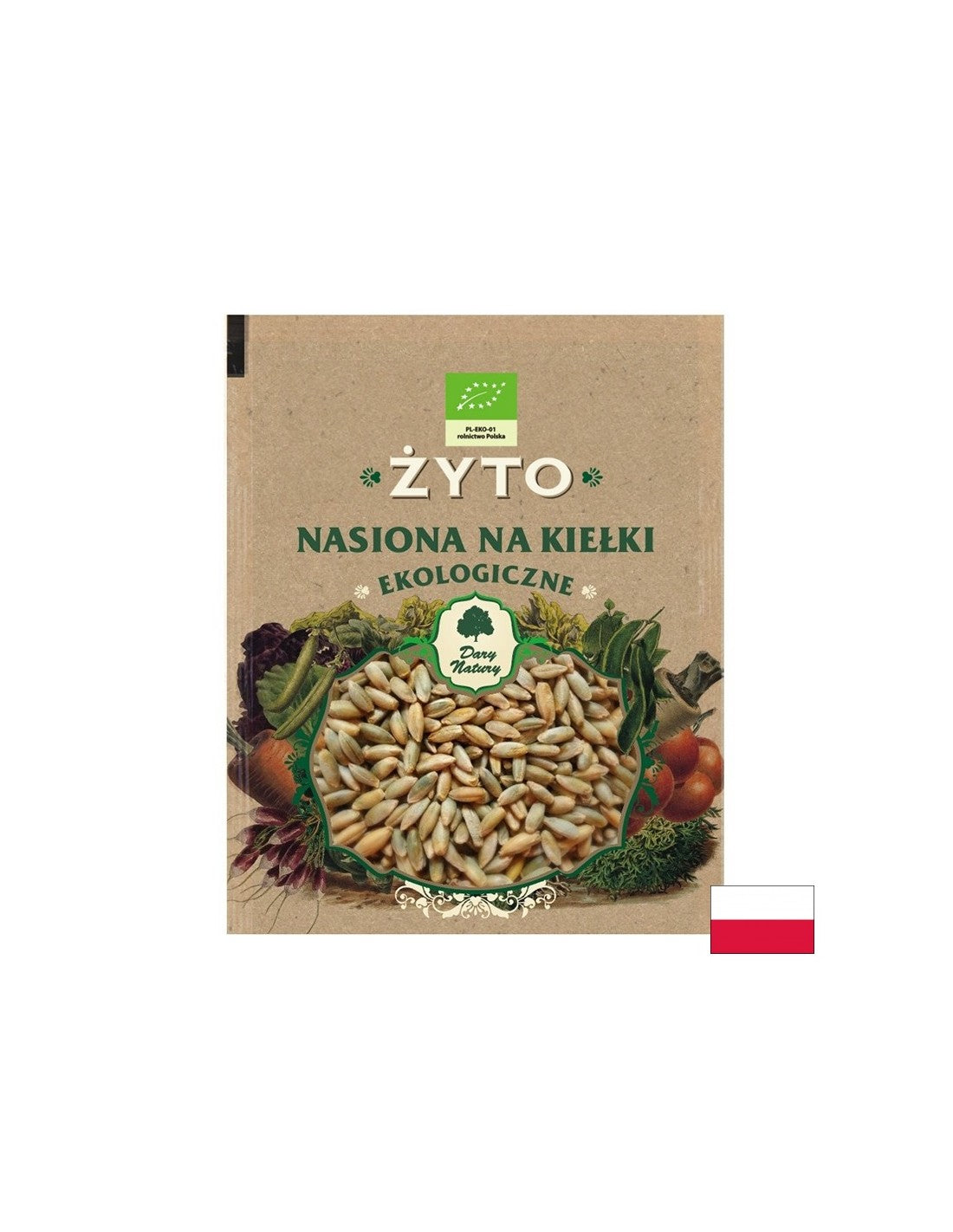 Rye (Sprouting seeds), 50 g Dary Natury - Nutra Best Europe
