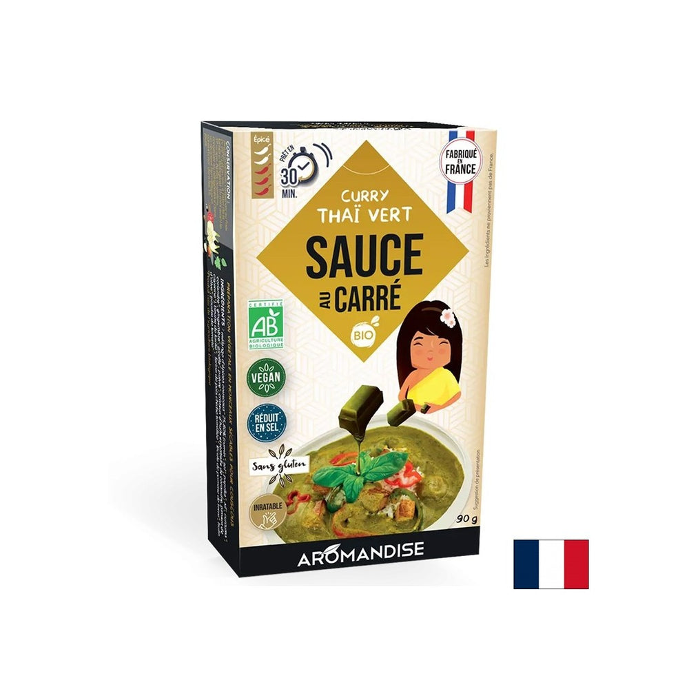 Spicy bouillon cubes – Thai curry sauce, 90 g - Nutra Best Europe