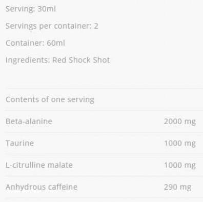 Red Shock - 80 ml - Nutra Best Europe