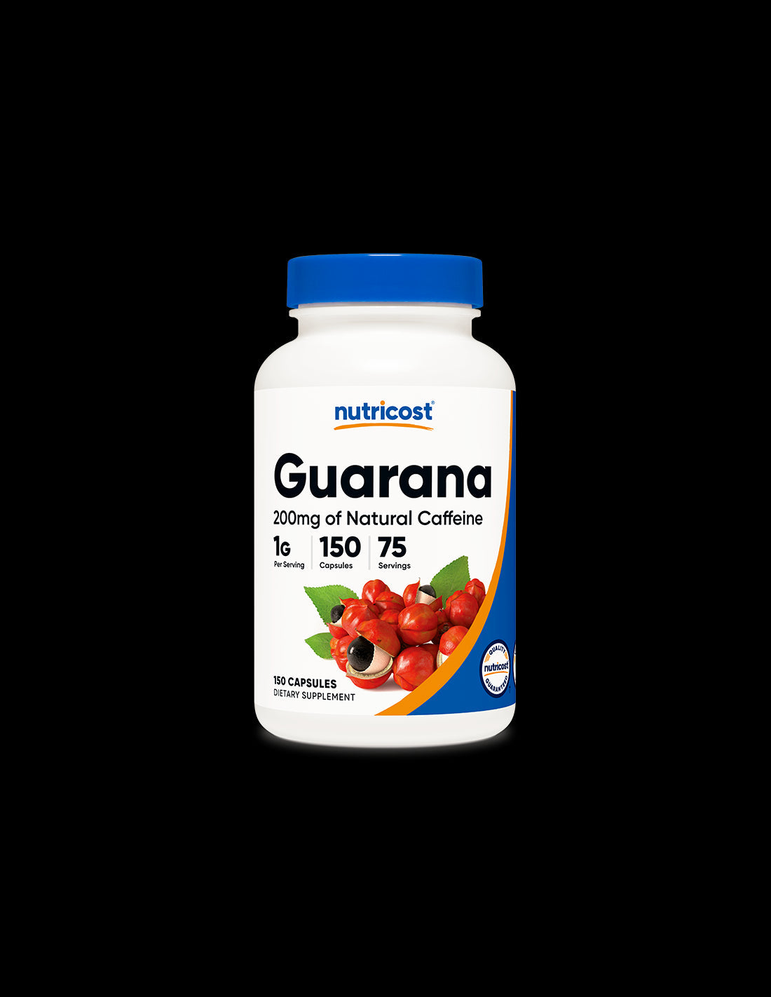 Weight reduction - Guarana, 500 mg/150 capsules Nutricost - Nutra Best Europe