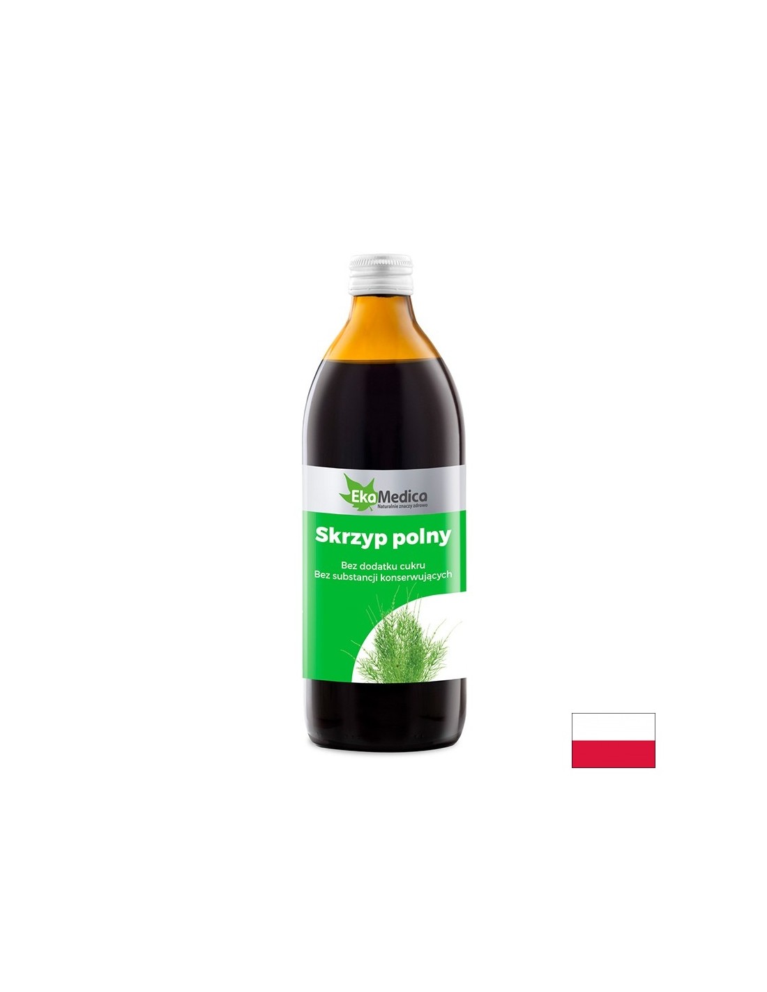 Weight reduction, hair and skin - Horsetail, syrup 500 ml EkaMedica - Nutra Best Europe