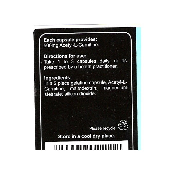 Acetyl L-Carnitine 500 mg - 90 capsules - Nutra Best Europe