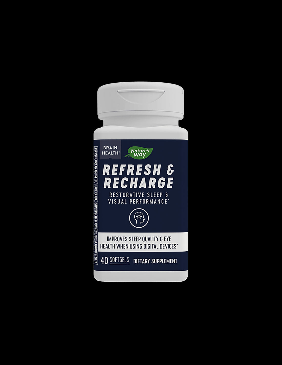 Refresh & Recharge / Against fatigue and insomnia, 40 Nature's Way softgel capsules - Nutra Best Europe