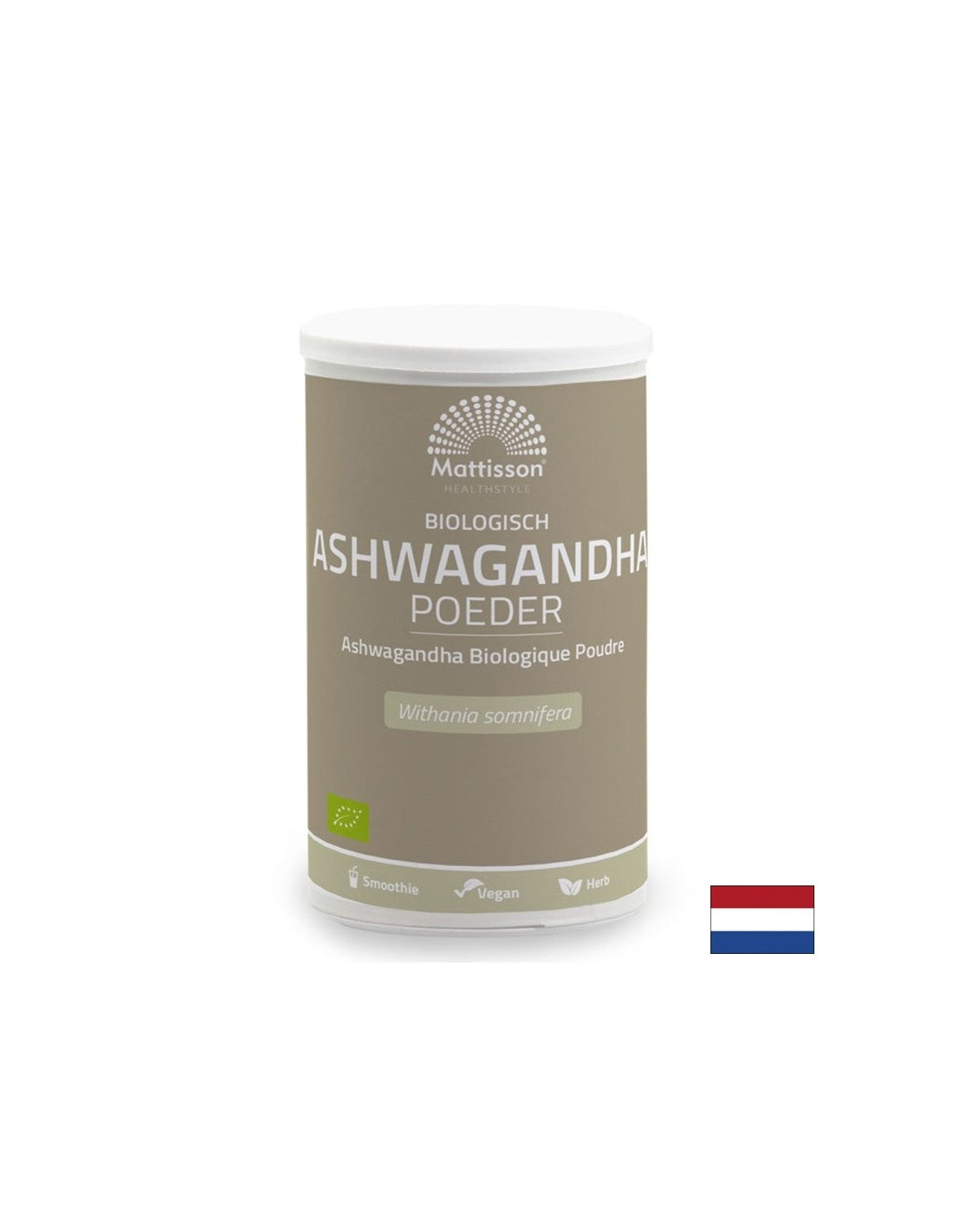 Relaxation of the nervous system - Ashwagandha Bio, 200 g powder Mattisson Healthstyle - Nutra Best Europe