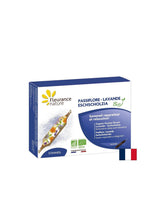 Relaxation of the nervous system - Passionflower, Lavender, Escholtia Bio, 10 drinking ampoules Fleurance Nature - Nutra Best Europe