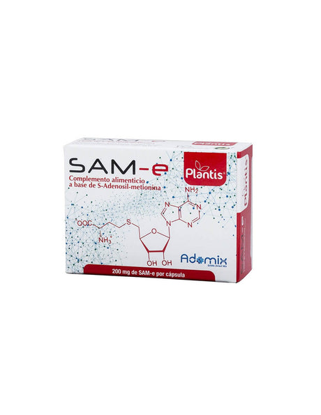 Relaxation of the nervous system - SAM-e Plantis, 200 mg x 30 capsules - Nutra Best Europe