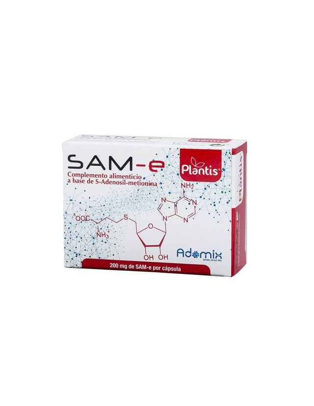 Relaxation of the nervous system - SAM-e Plantis, 200 mg x 30 capsules - Nutra Best Europe