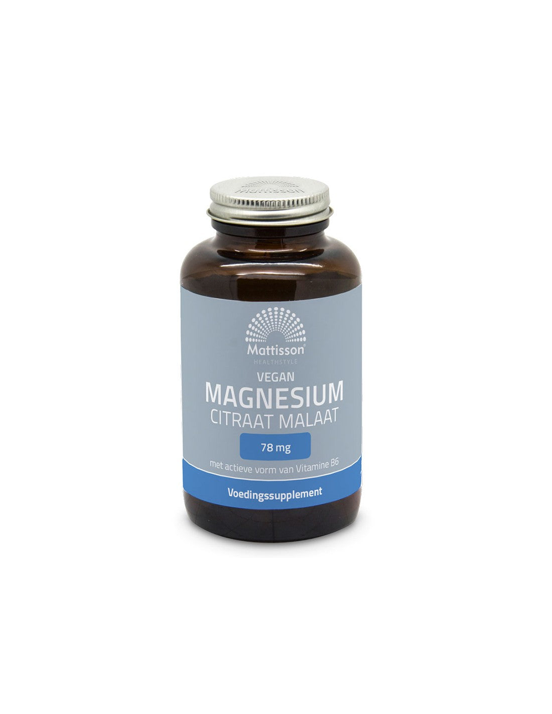 Muscle relaxation and heart support - Magnesium (citrate, malate), 120 capsules Mattisson Healthstyle - Nutra Best Europe