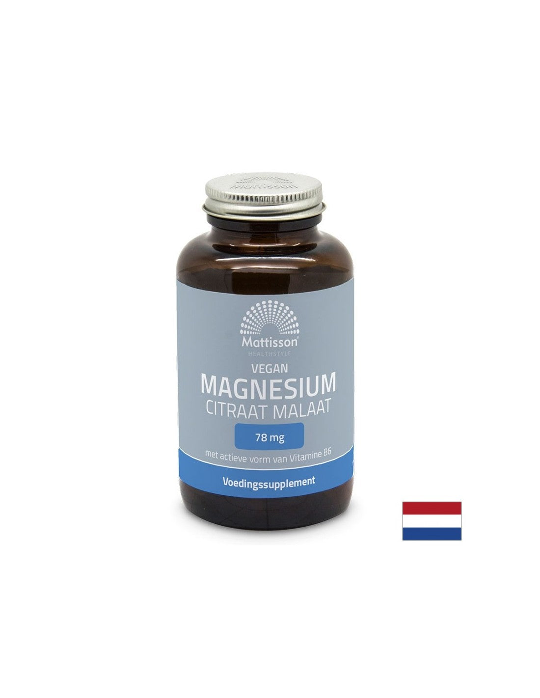 Muscle relaxation and heart support - Magnesium (citrate, malate), 120 capsules Mattisson Healthstyle - Nutra Best Europe