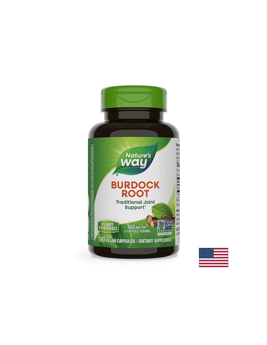 Burdock Root 475 mg - 100 capsules - Nutra Best Europe