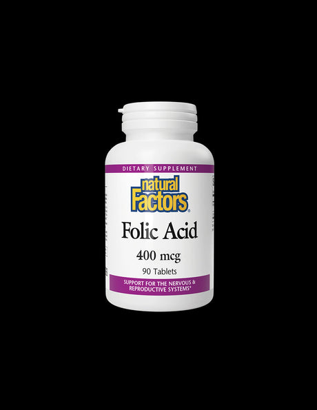 Folic Acid 400 mcg - 90 Tablets - Nutra Best Europe