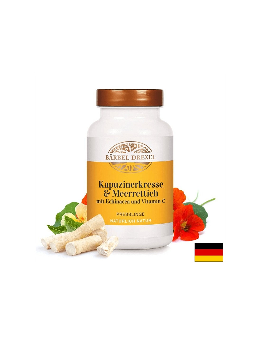 Respiratory and urinary infections - Latina, horseradish, echinacea and vitamins B2 & C, 360 tablets - Nutra Best Europe