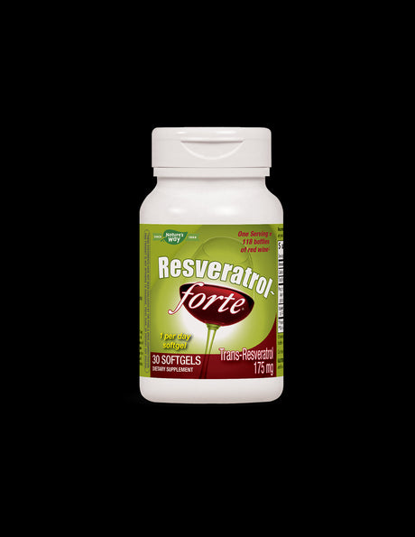 Resveratrol-Forte - For the heart and blood vessels - Antioxidant, 30 softgel capsules - Nutra Best Europe