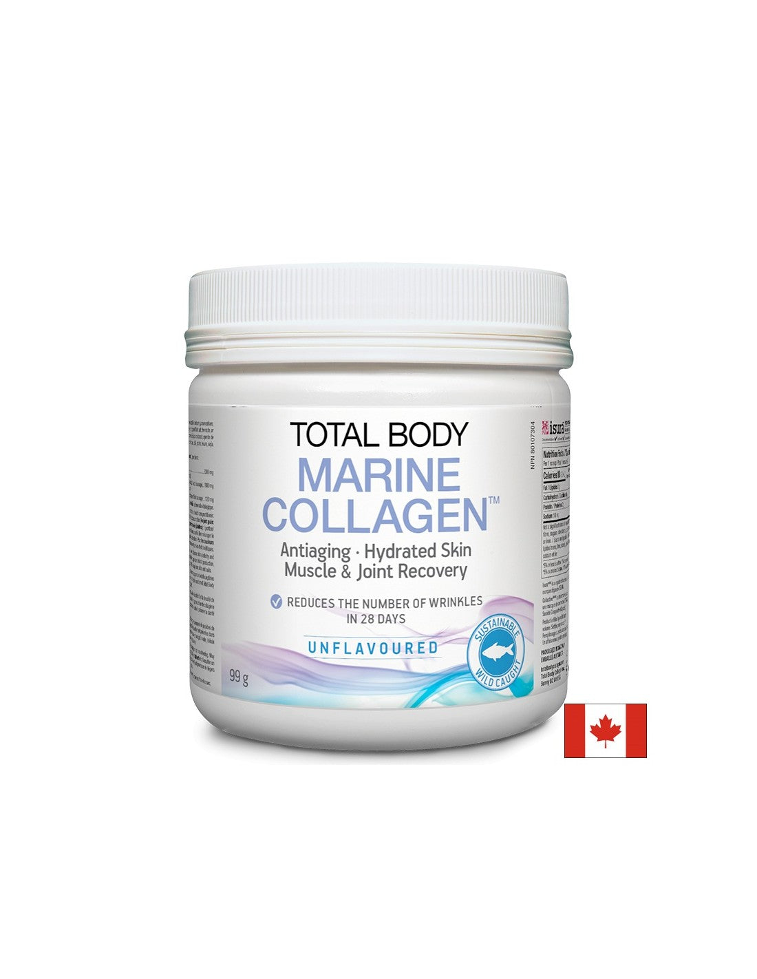 Fish collagen powder - Total Body Collagen™, 99 g Natural Factors - Nutra Best Europe