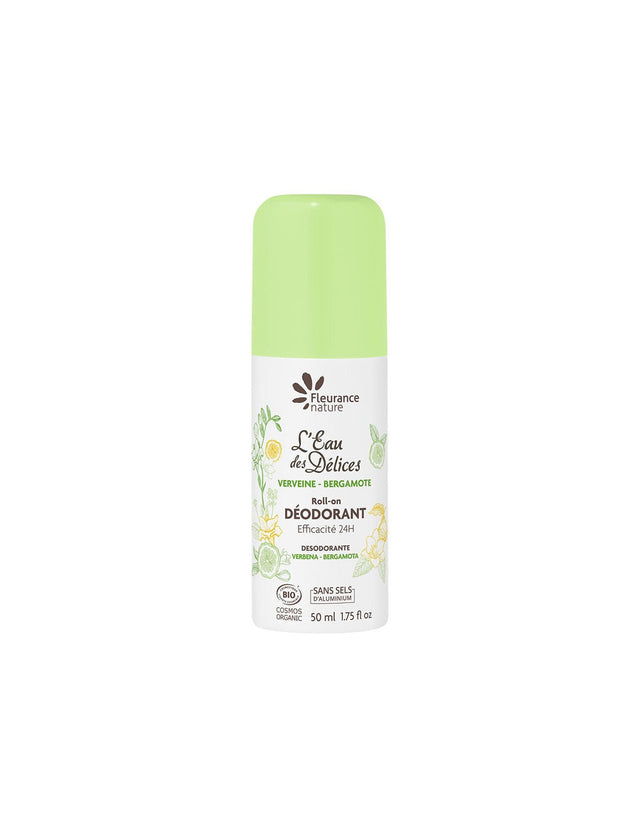 Roll-on deodorant with Verbena & Bergamot Water, 50 ml Fleurance Nature - Nutra Best Europe