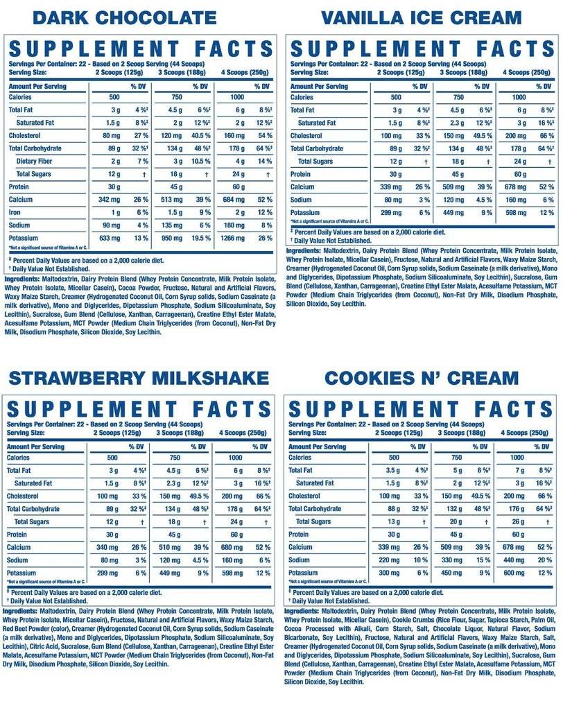 KING MASS XL 2750 grams - Nutra Best Europe