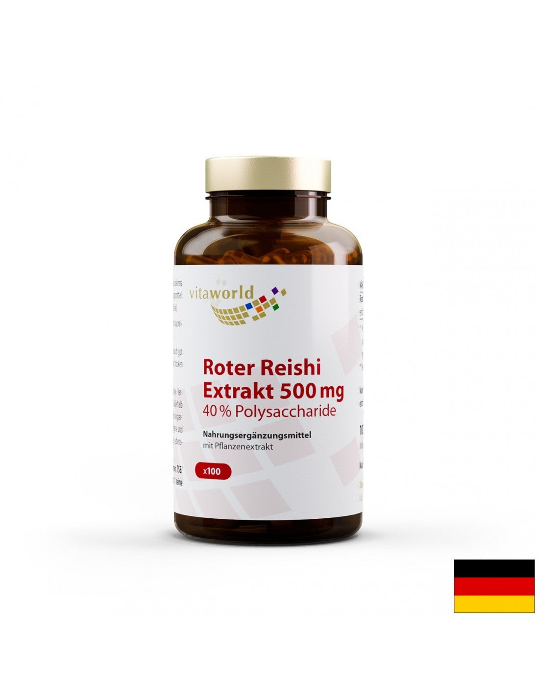 Roter Reishi extract / Red Reishi 500 mg, 100 capsules - Nutra Best Europe