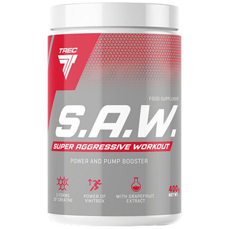 SAW Powder | Super Aggressive Pre-Workout - 400 grams - Nutra Best Europe