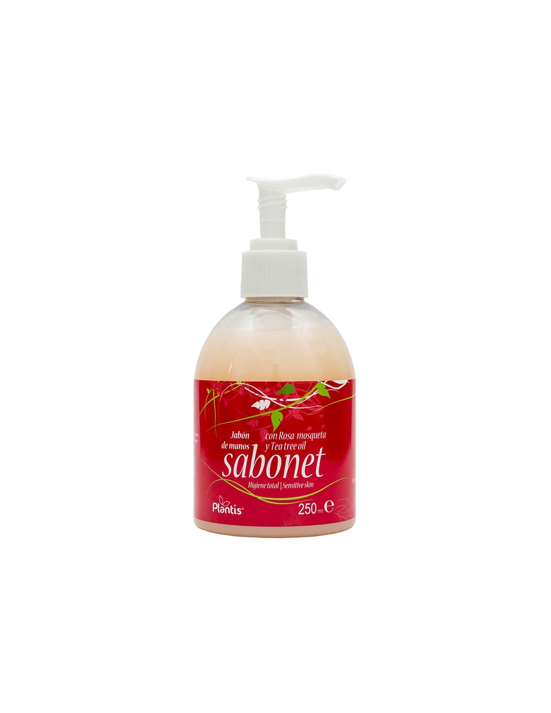 Liquid hand soap with rose and tea tree oil - Sabonet Plantis®, 250 ml - Nutra Best Europe